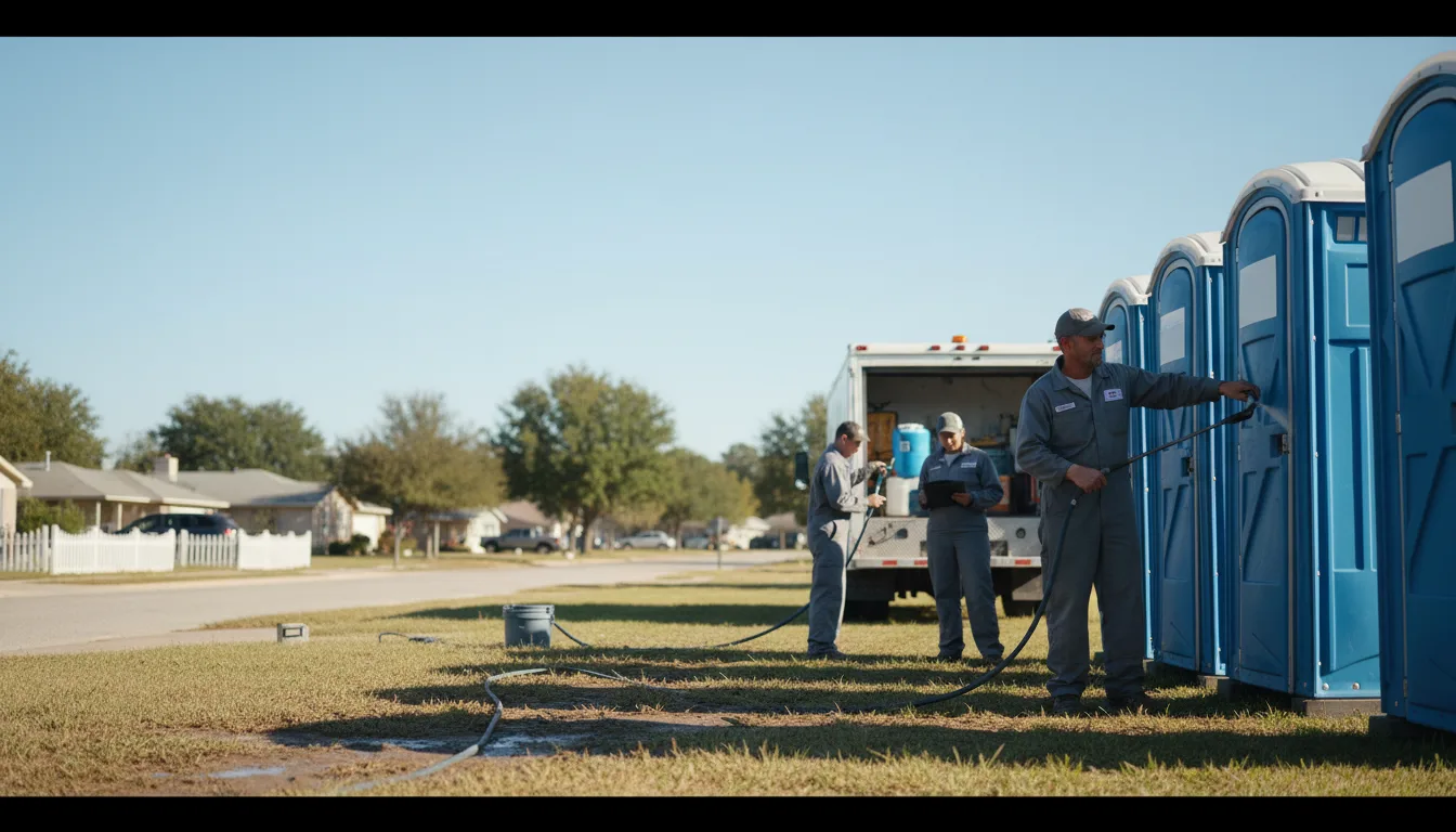 Long-Term Portable Toilet Rental in Mccausland, IA near me